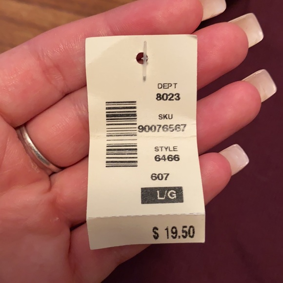 Burgundy Racerback Tanktop - Picture 3 of 3